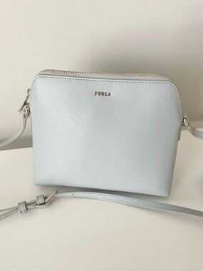 NWOT Furla Light Blue Crossbody Bag